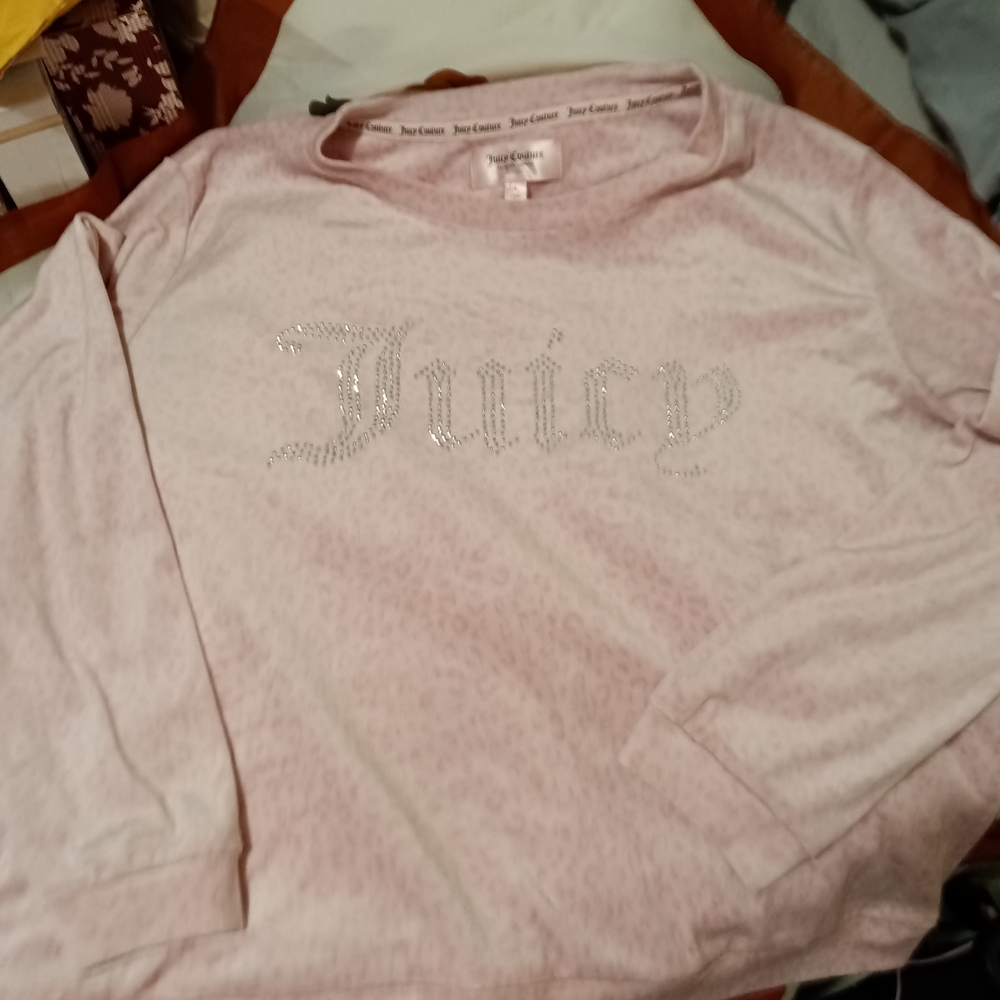 Juicy Couture Pink Long Sleeve Top